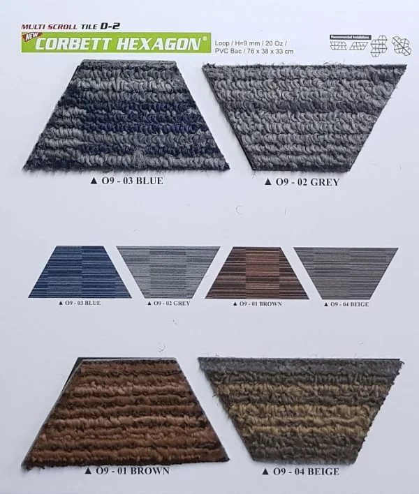 karpet corbett hexagon