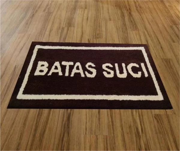 keset batas suci akrilik